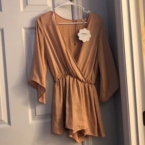 Peach Romper